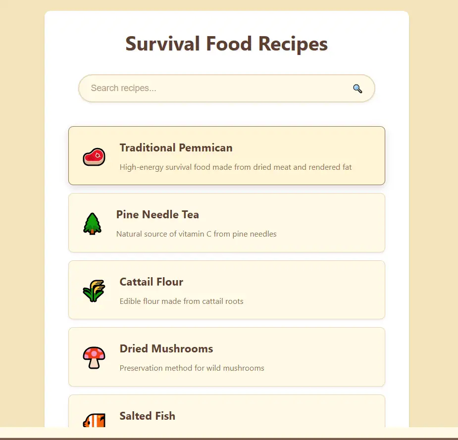 Emergency food storage calculator for homesteaders showing survival food planning, calorie requirements, preservation methods, and long-term food security preparedness tools